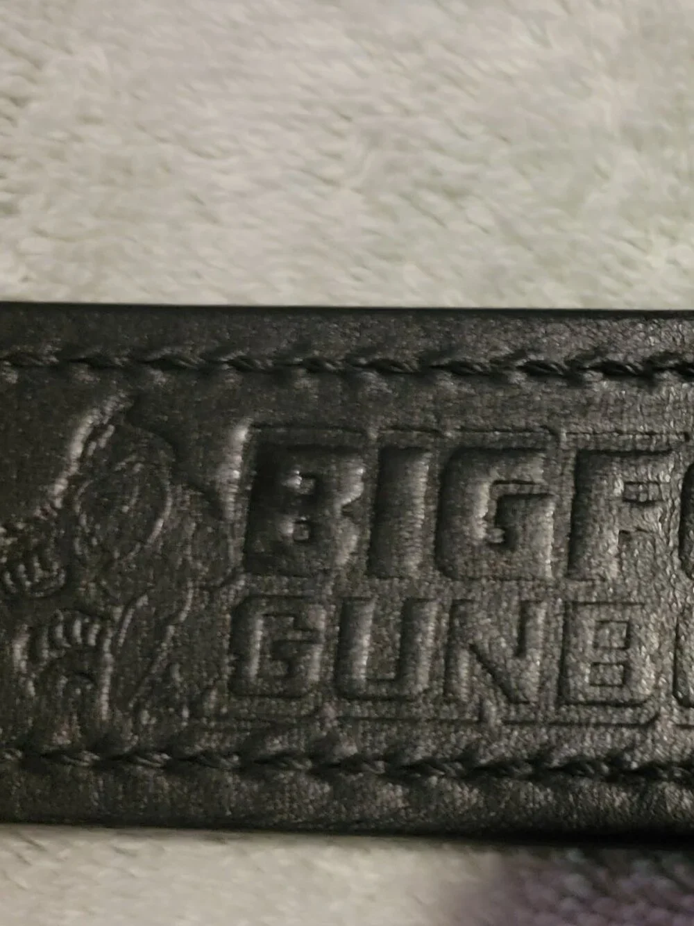 Bigfoot Gunbelts Men's Leather Belt Size 44/Pant Size 40